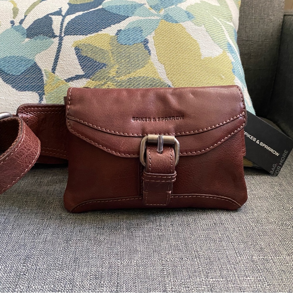 Spikes and Sparrow leather Fanny pack